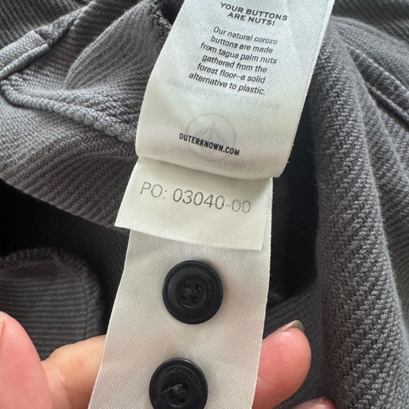 Outerknown Smoke Gray The Blanket Shirt - Picture 7 of 9